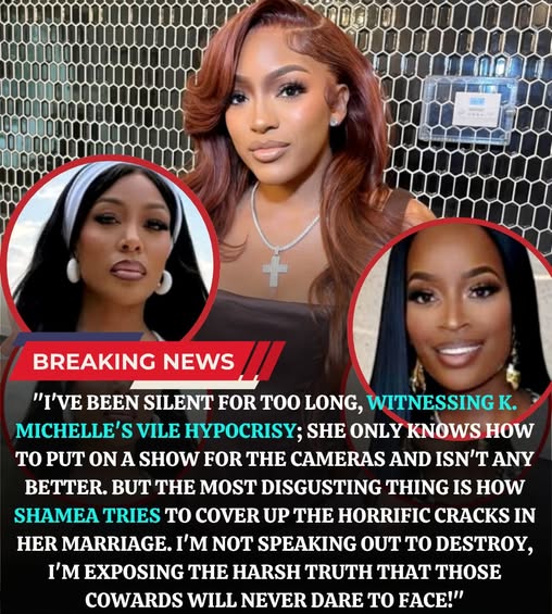 Shocking: Drew Sidora goes berserk, attacking her colleague: Criticizing K. Michelle for being fake and exposing Shamea’s deceitful marriage!