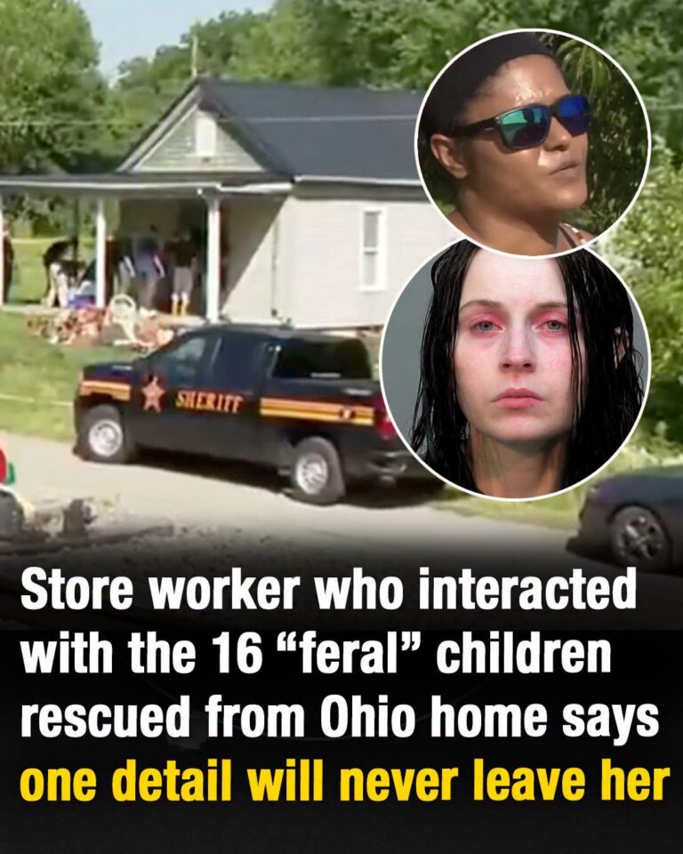 A store worker who interacted with the 16 children rescued from an Ohio home last week has spoken out