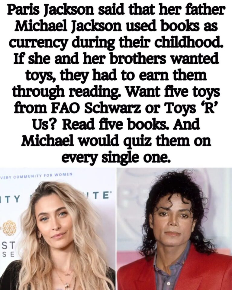 Paris Jackson has confirmed that her father Michael Jackson used books as currency during their childhood.