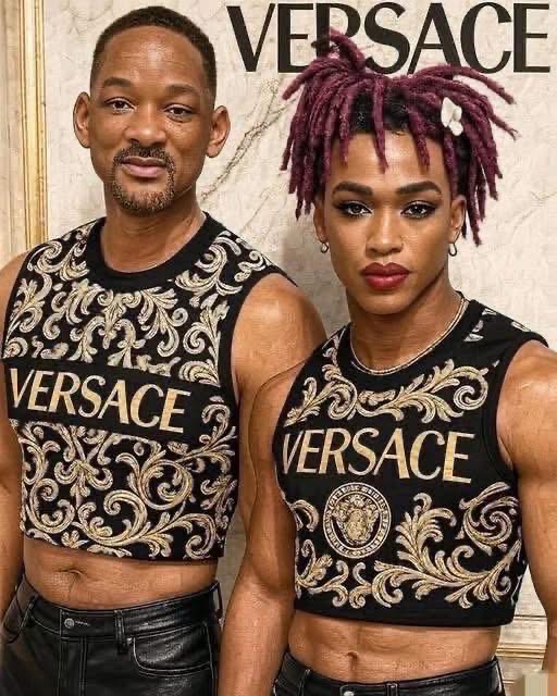 Handsome Son Jaden Break the Internet in Versace Menswear — Redefining What Masculinity Really Means