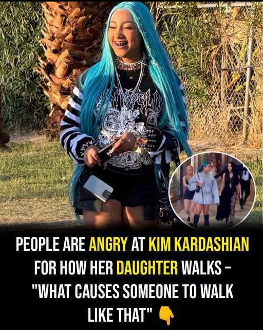 Kim Kardashian and Kanye West’s daughter North West sparks debate as fans notice how she walks… 