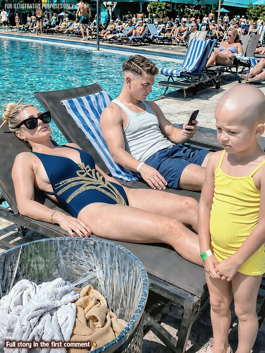 A rude woman stole the pool chairs my eight-year-old daughter and I had reserved,