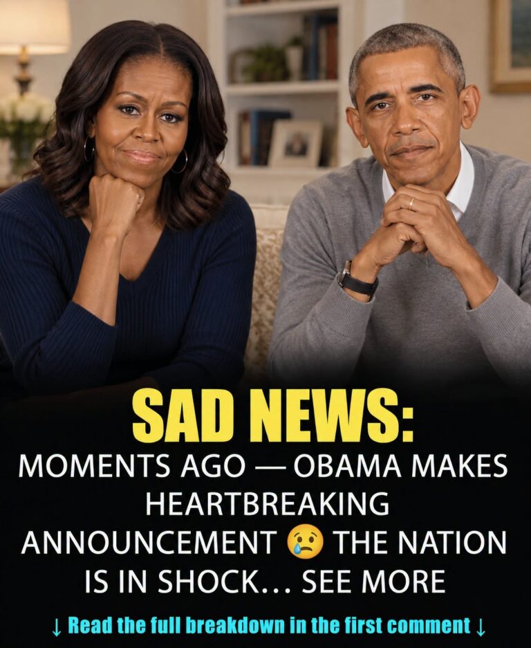 SAD NEWS: Just 30 Minutes Ago 0bama …See more ⠀ﾠ͏ﾠ͏