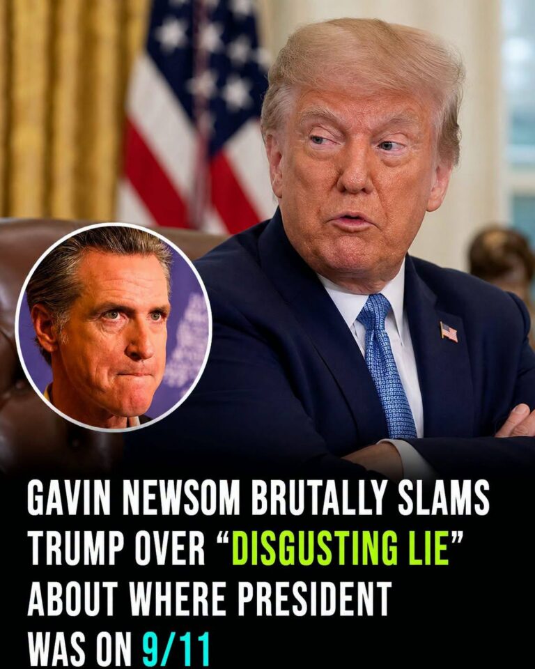 Gavin Newsom slams Trump over “disgusting lie” about what happened to him on 9/11
