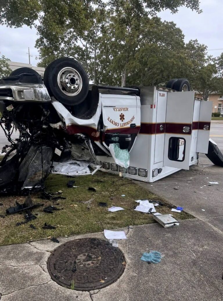 9 injured, including newborn child, in ambulance rollover crash…See more