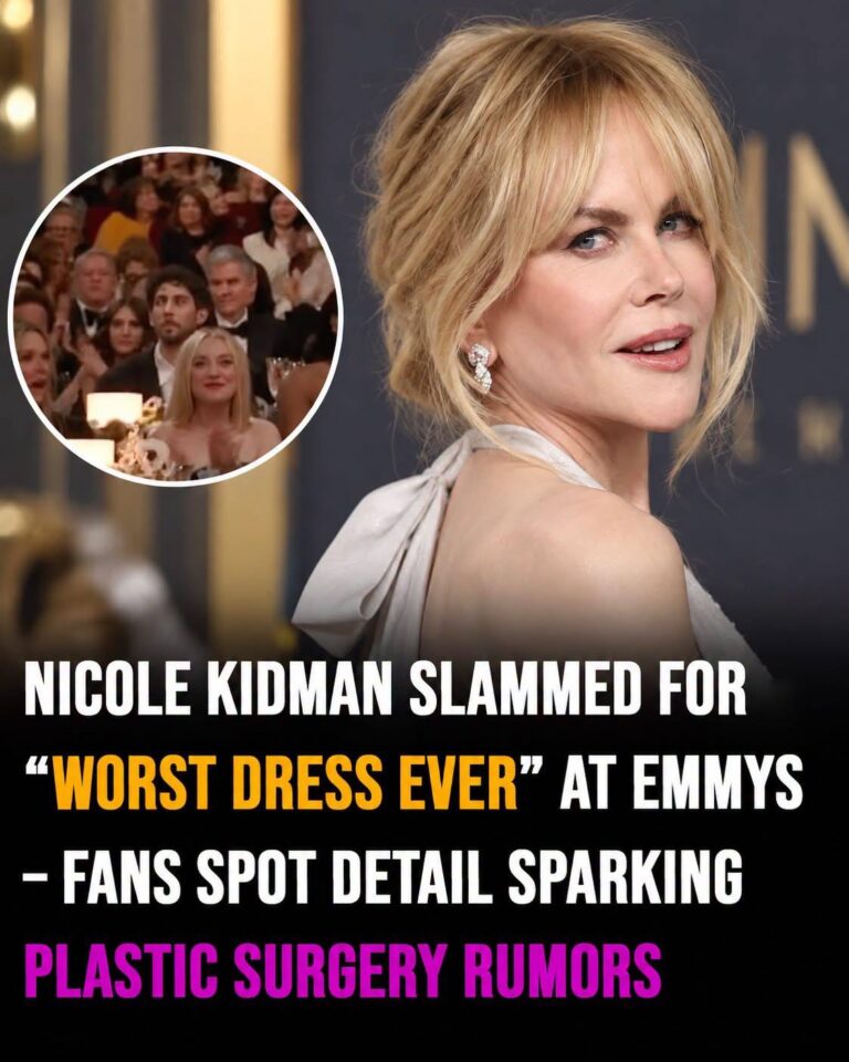 Nicole Kidman slammed for “worst dress ever” at Emmys – detail sparks plastic surgery rumors
