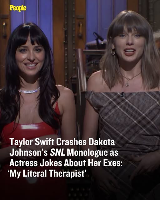 Taylor Swift joked that Johnson overshares as she made a surprise appearance. Click the link in the first comment for the full story